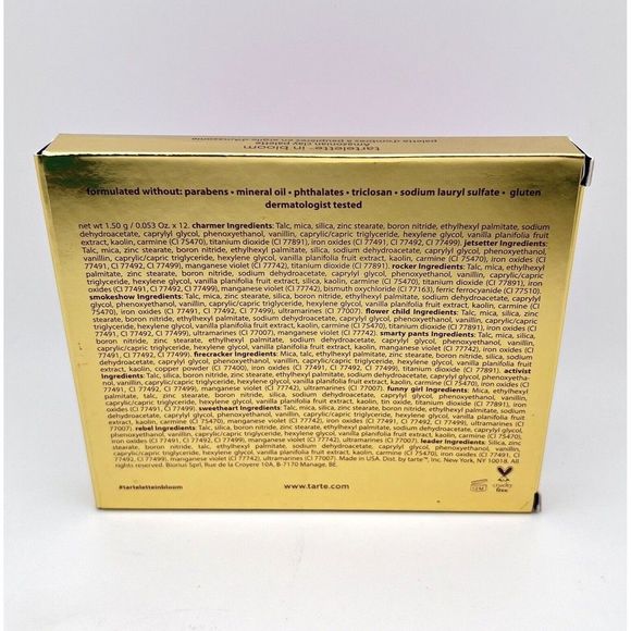 Tarte Tartelette IN BLOOM Eyeshadow Palette 12 Neutral Colors Shimmer-Matte-NEW - Picture 11 of 11